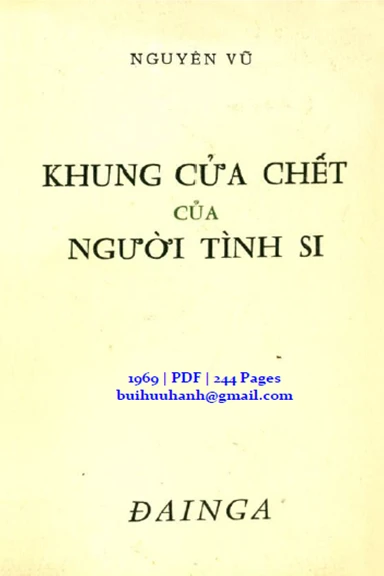 Khung Cửa Chết Của Người Tình Si
