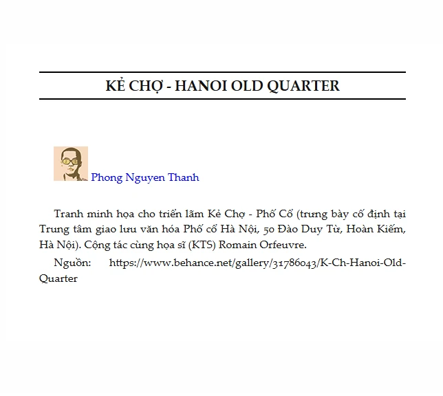 Kẻ Chợ - Hanoi Old Quarter