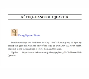 Kẻ Chợ - Hanoi Old Quarter