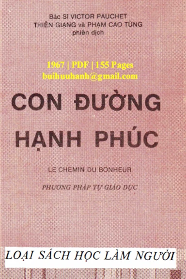 CON ĐƯỜNG HẠNH PHÚC