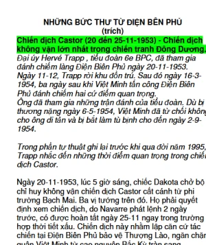 Những bức thư từ Điện Biên Phủ