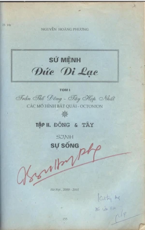 Sứ mệnh đức Di Lặc Tập 2 Đông & Tây Sinh Sự sống