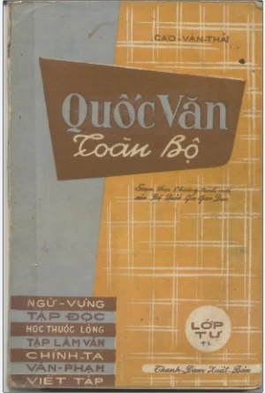 Quốc văn toàn bộ lớp tư