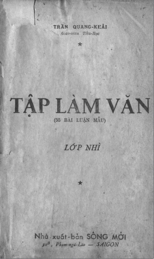 Tập làm văn lớp nhì 1967
