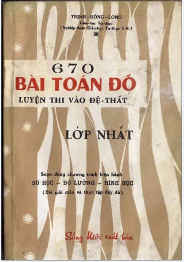 670 bài toán đố luyện thi vào đệ thất lớp nhất