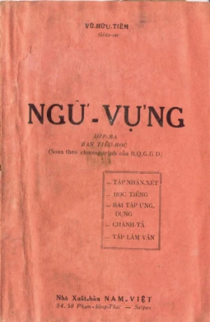 Ngữ vựng lớp ba