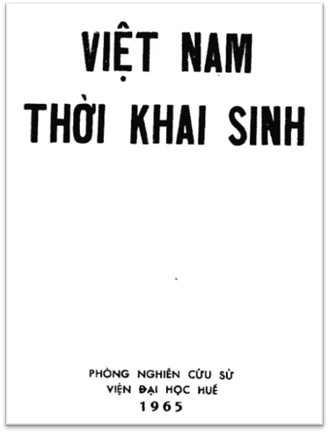 Việt Nam Thời Khai Sinh