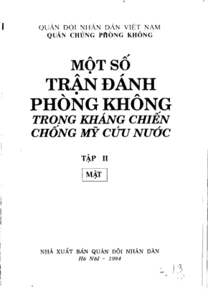 Một số trận đánh phòng không trong kháng chiến chống Mỹ cứu nước Tập 2