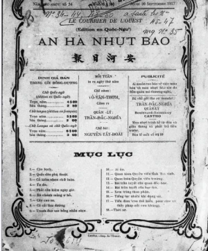 An Hà Nhựt Báo Số 34
