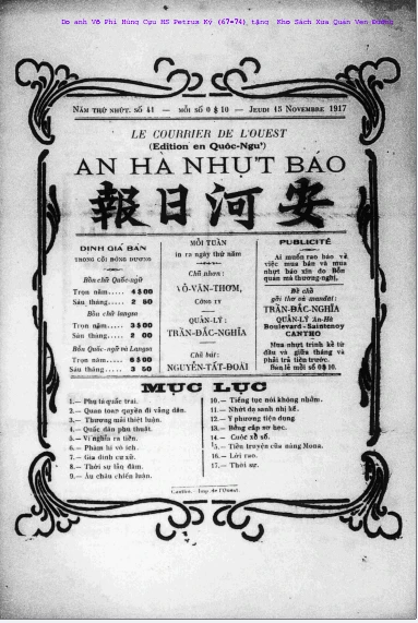An Hà Nhựt Báo Số 41