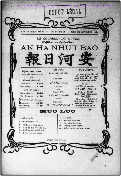 An Hà Nhựt Báo Số 42