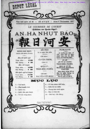 An Hà Nhựt Báo Số 44
