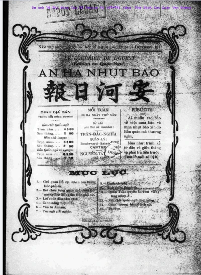 An Hà Nhựt Báo Số 50
