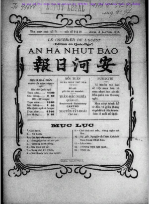 An Hà Nhựt Báo Số 52