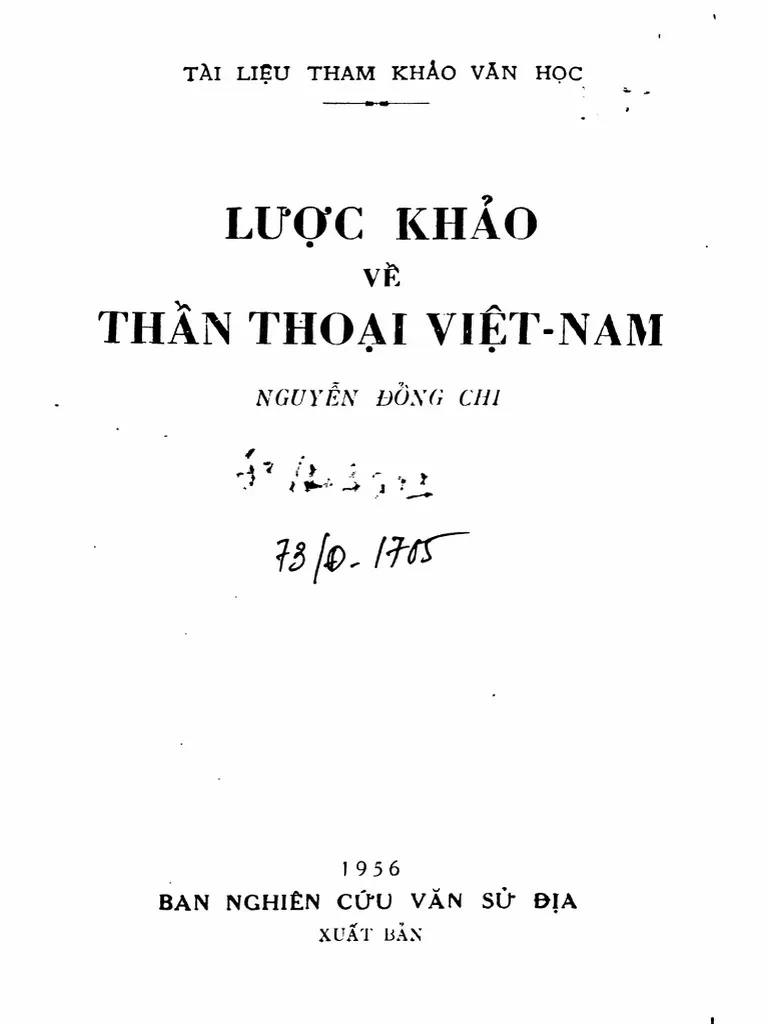 Lược Khảo Về Thần Thoại Việt Nam
