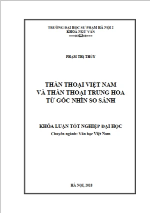 Thần Thoại Việt Nam Và Thần Thoại Trung Hoa  Từ Góc Nhìn So Sánh
