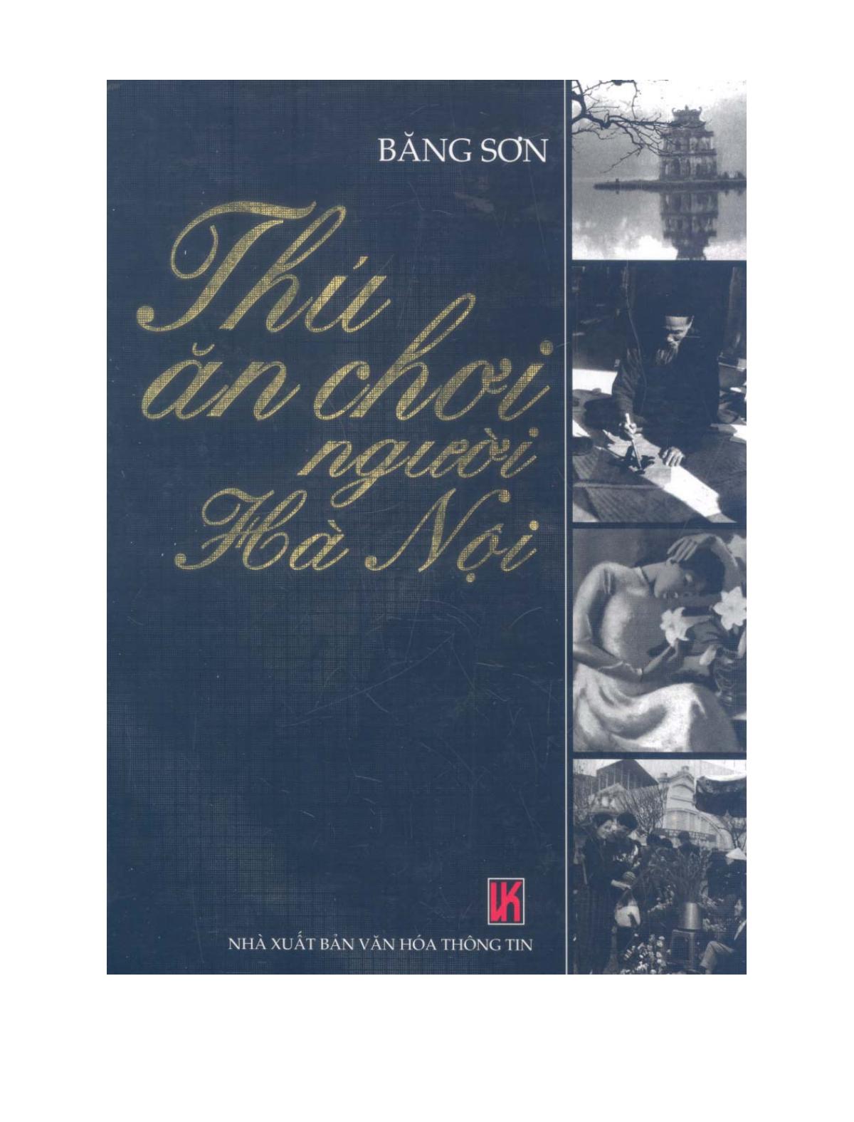 Thú ăn chơi người Hà Nội