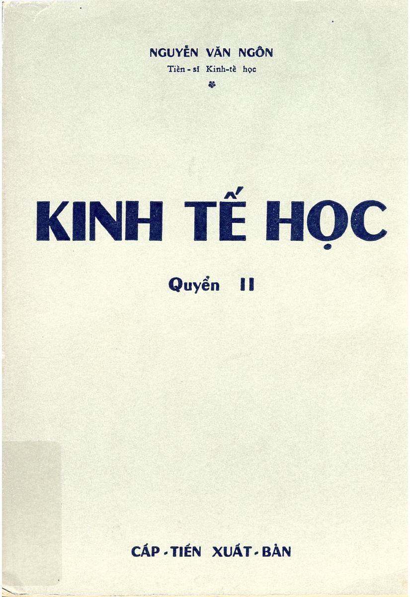 Kinh tế học Quyển II