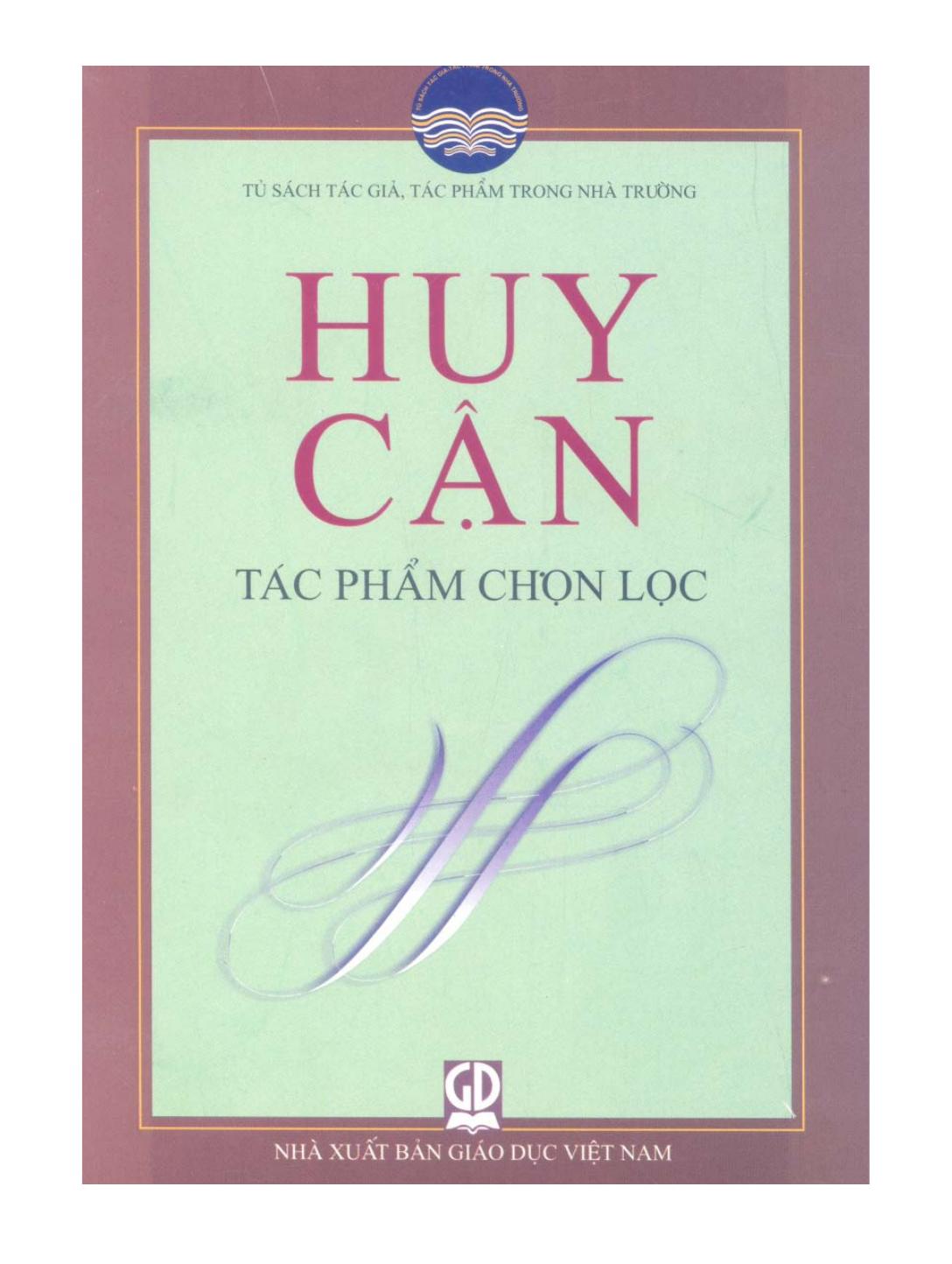 Huy Cận Tác phẩm chọn lọc