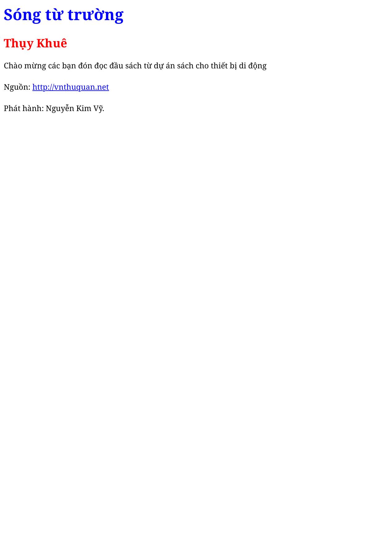 Sóng từ trường