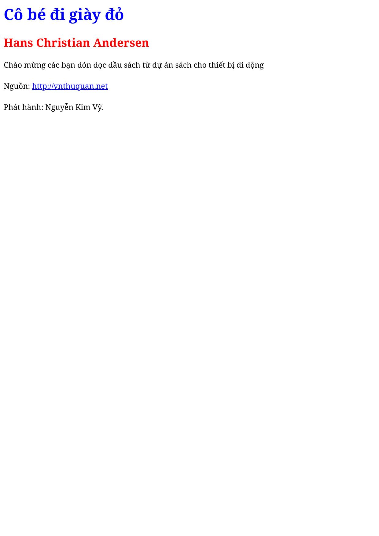 Cô bé đi giày đỏ