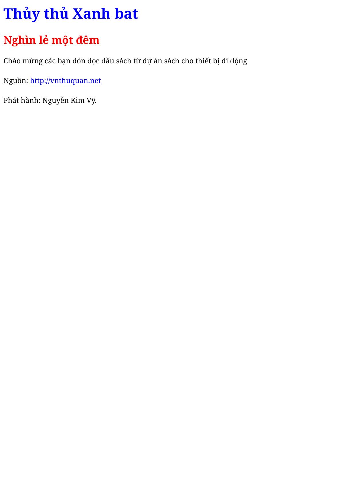 Thủy thủ Xanh bat