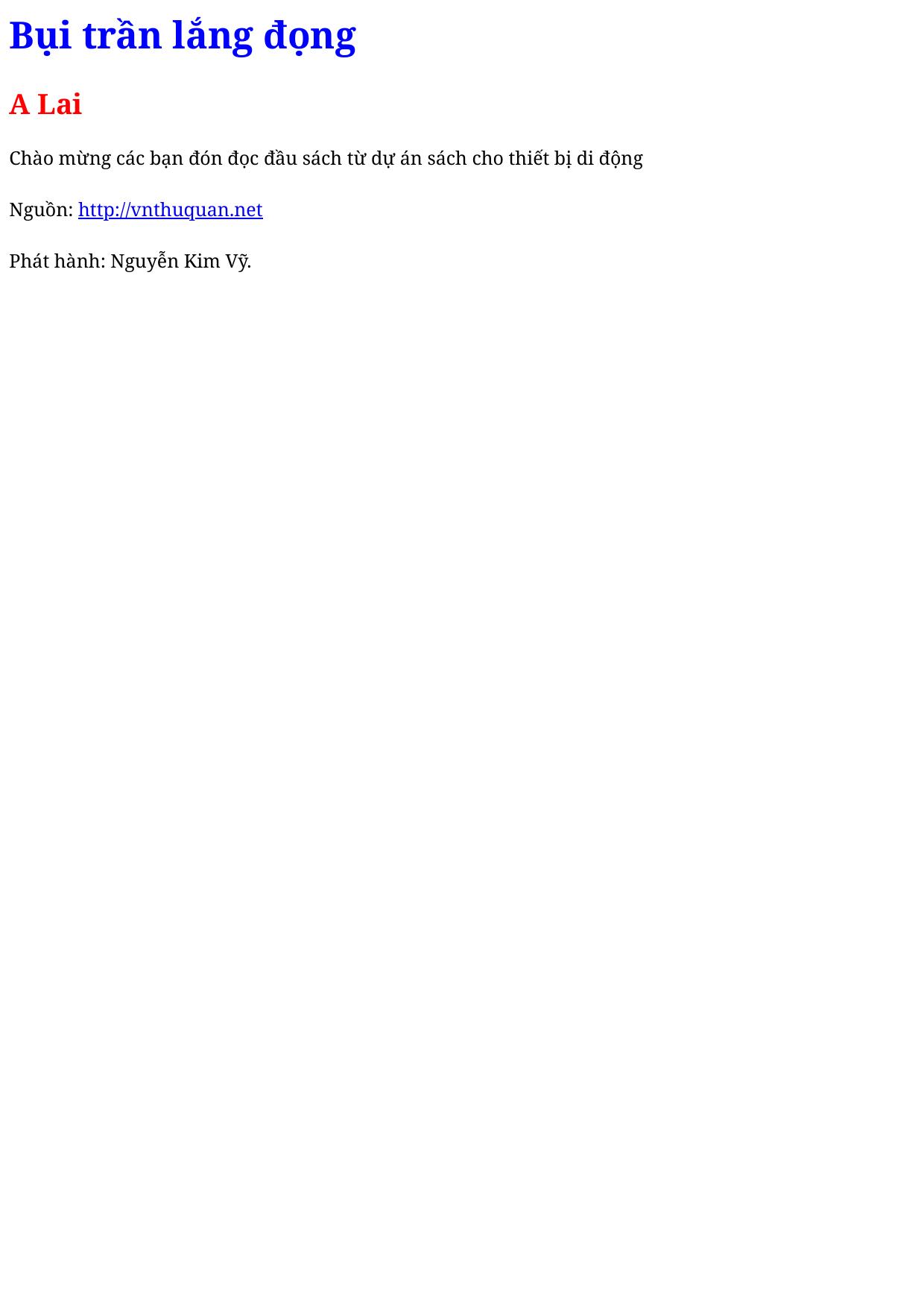 Bụi trần lắng đọng