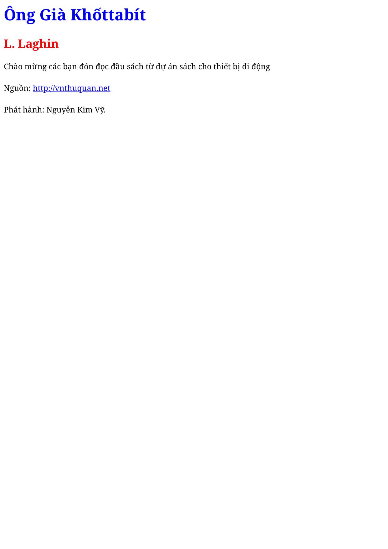 Ông Già Khốttabít