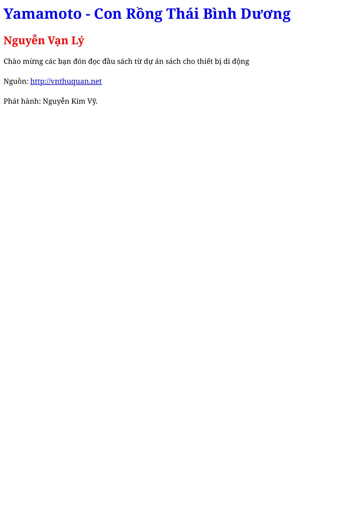 Yamamoto - Con Rồng Thái Bình Dương