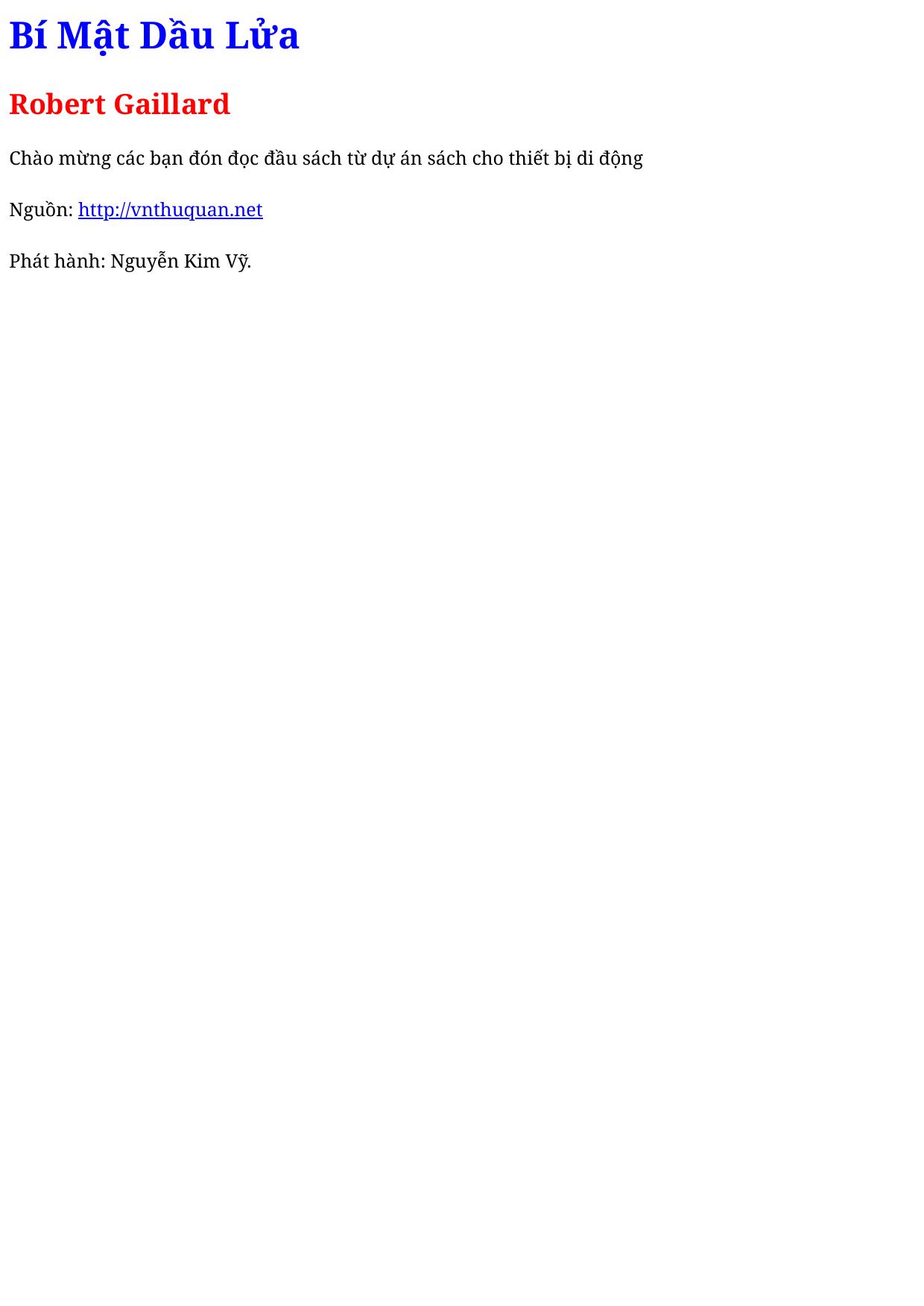 Bí Mật Dầu Lửa