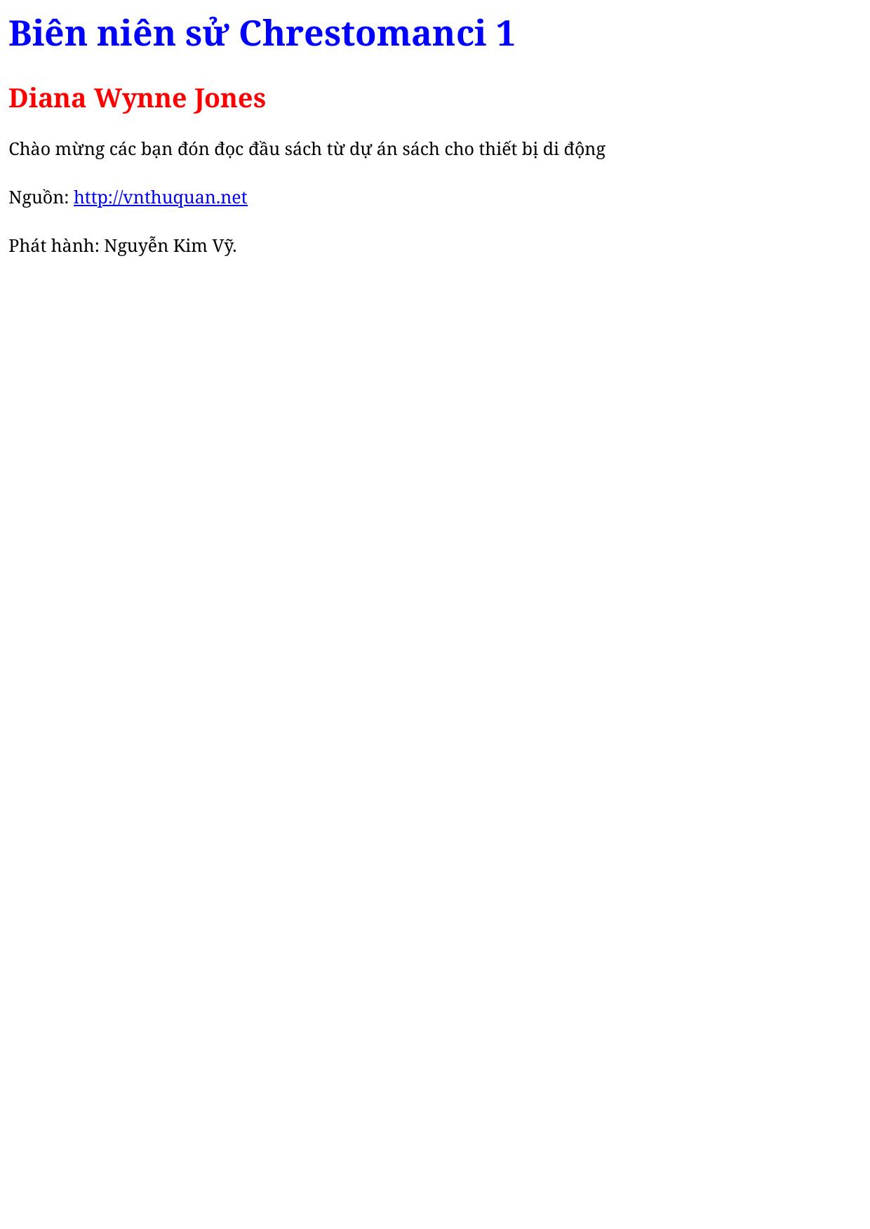 Biên niên sử Chrestomanci 1