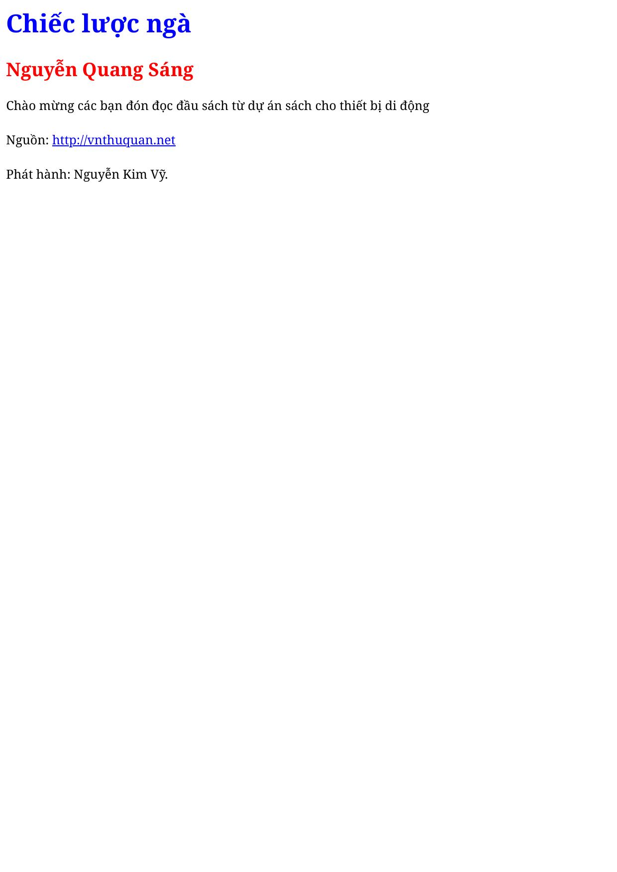 Chiếc lược ngà