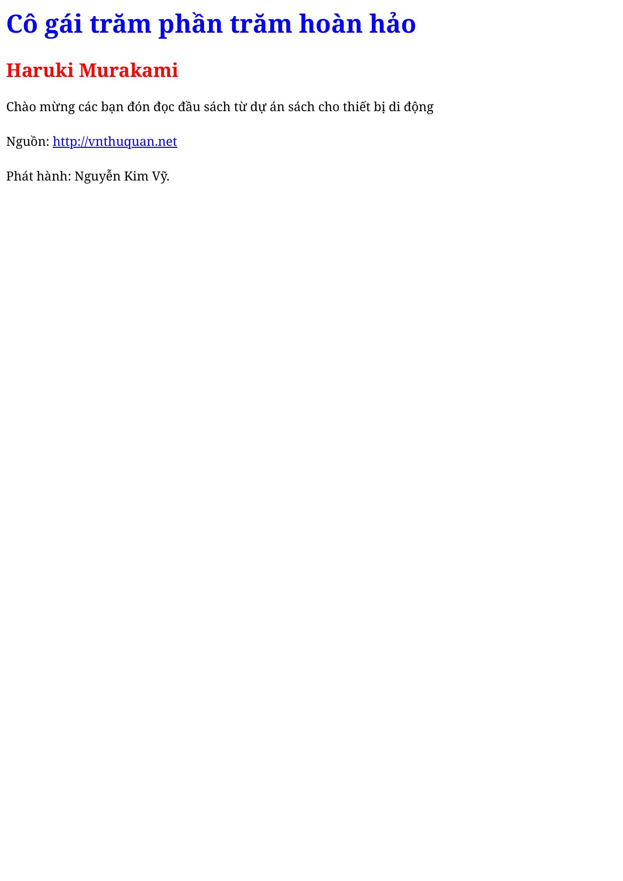 Cô gái trăm phần trăm hoàn hảo