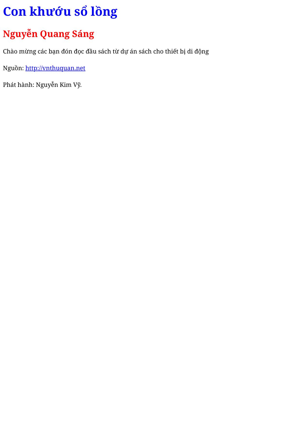 Con khướu sổ lồng