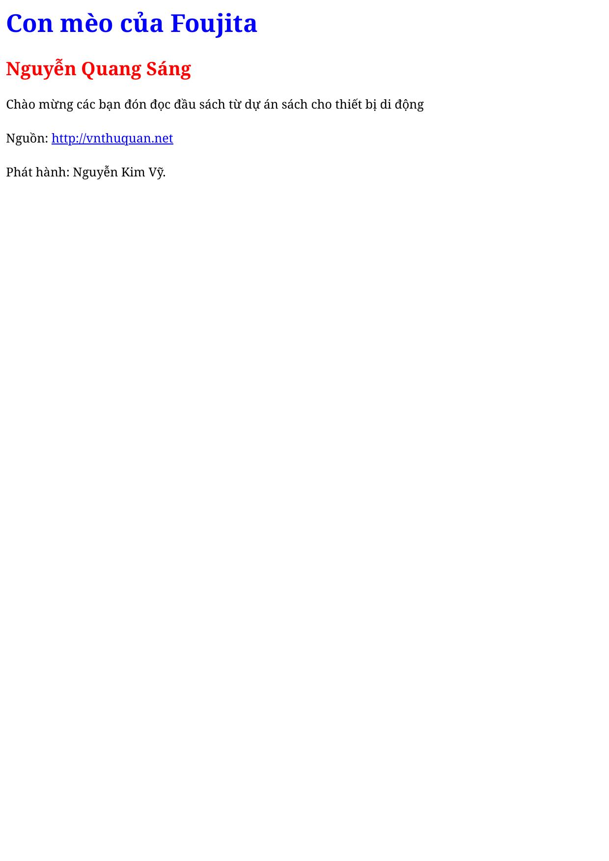 Con mèo của Foujita