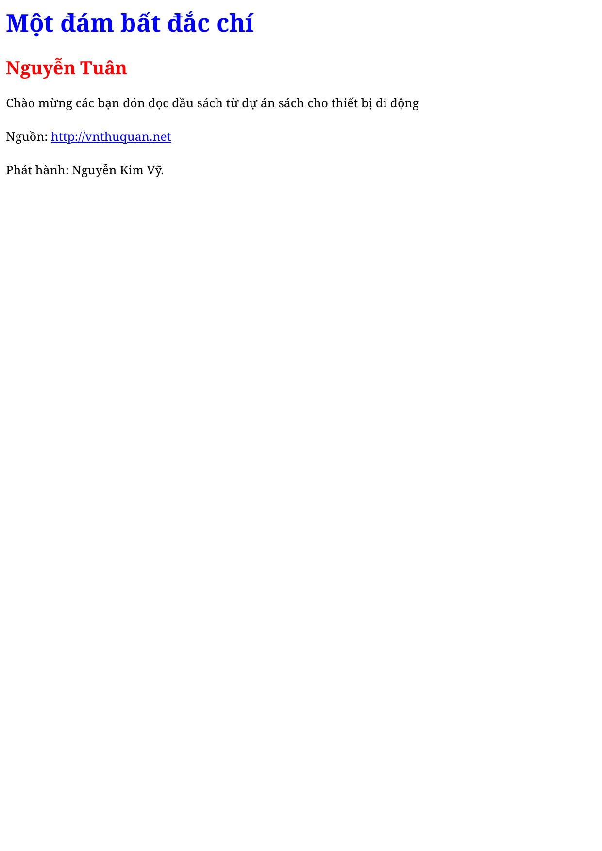 Một đám bất đắc chí