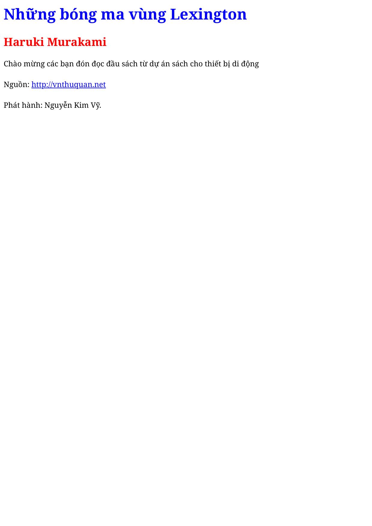 Những bóng ma vùng Lexington