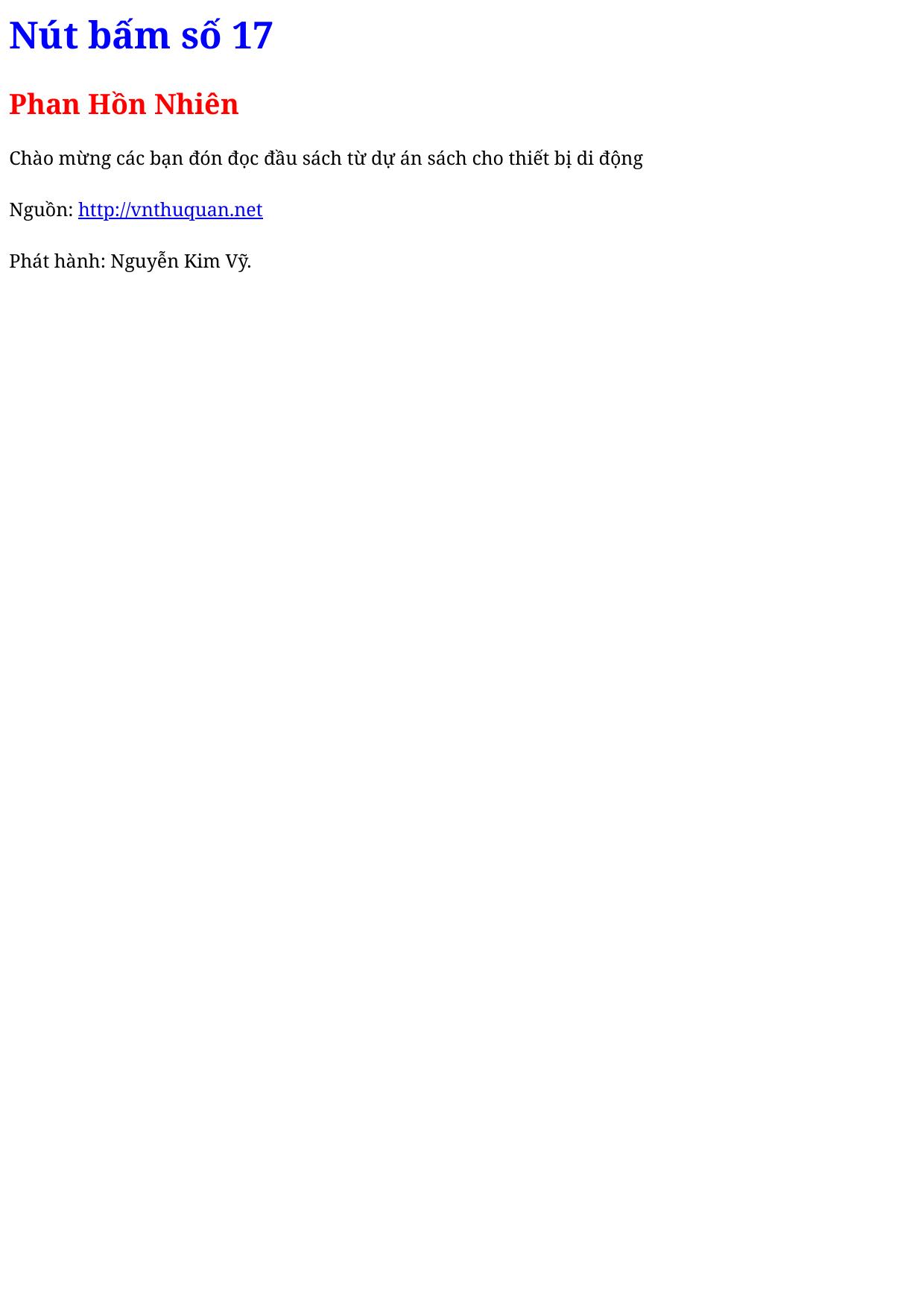 Nút bấm số 17