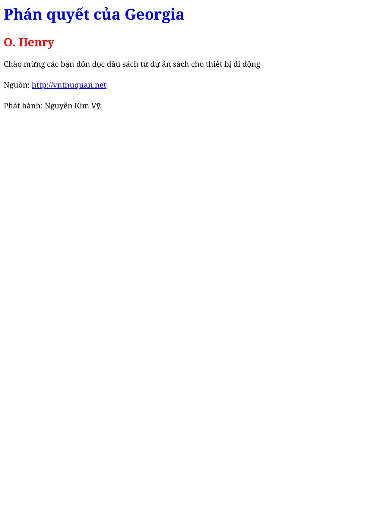 Phán quyết của Georgia