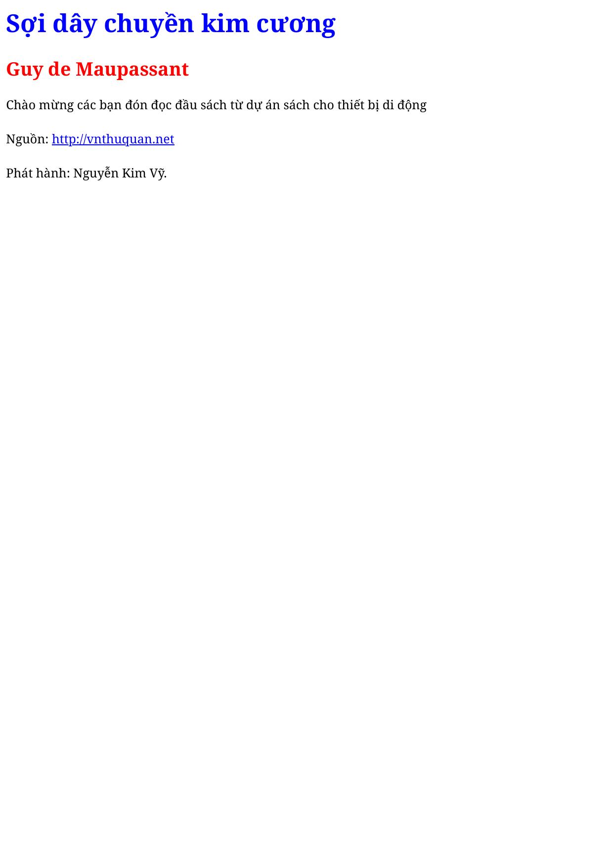 Sợi dây chuyền kim cương