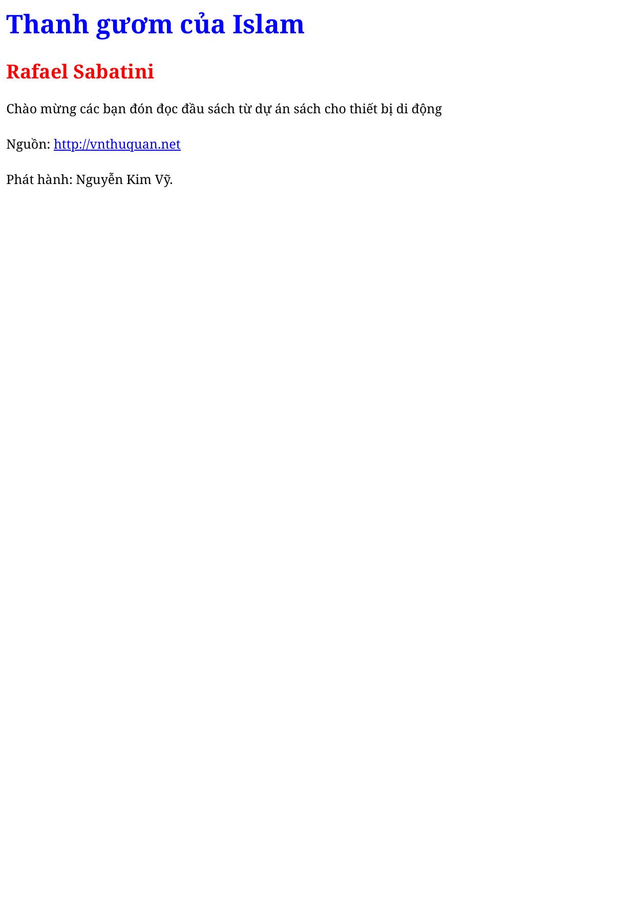 Thanh gươm của Islam