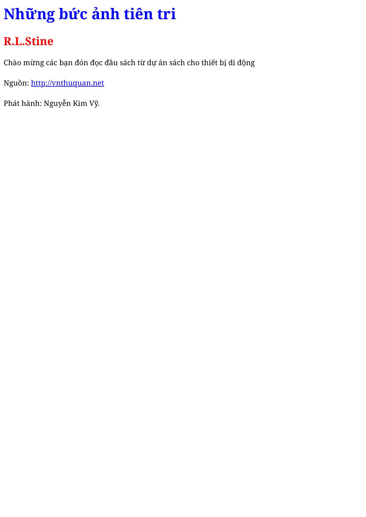 Những bức ảnh tiên tri