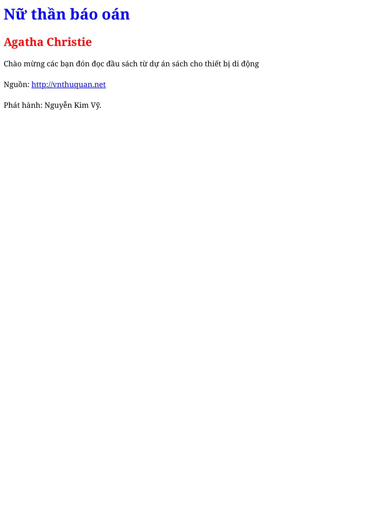 Nữ thần báo oán