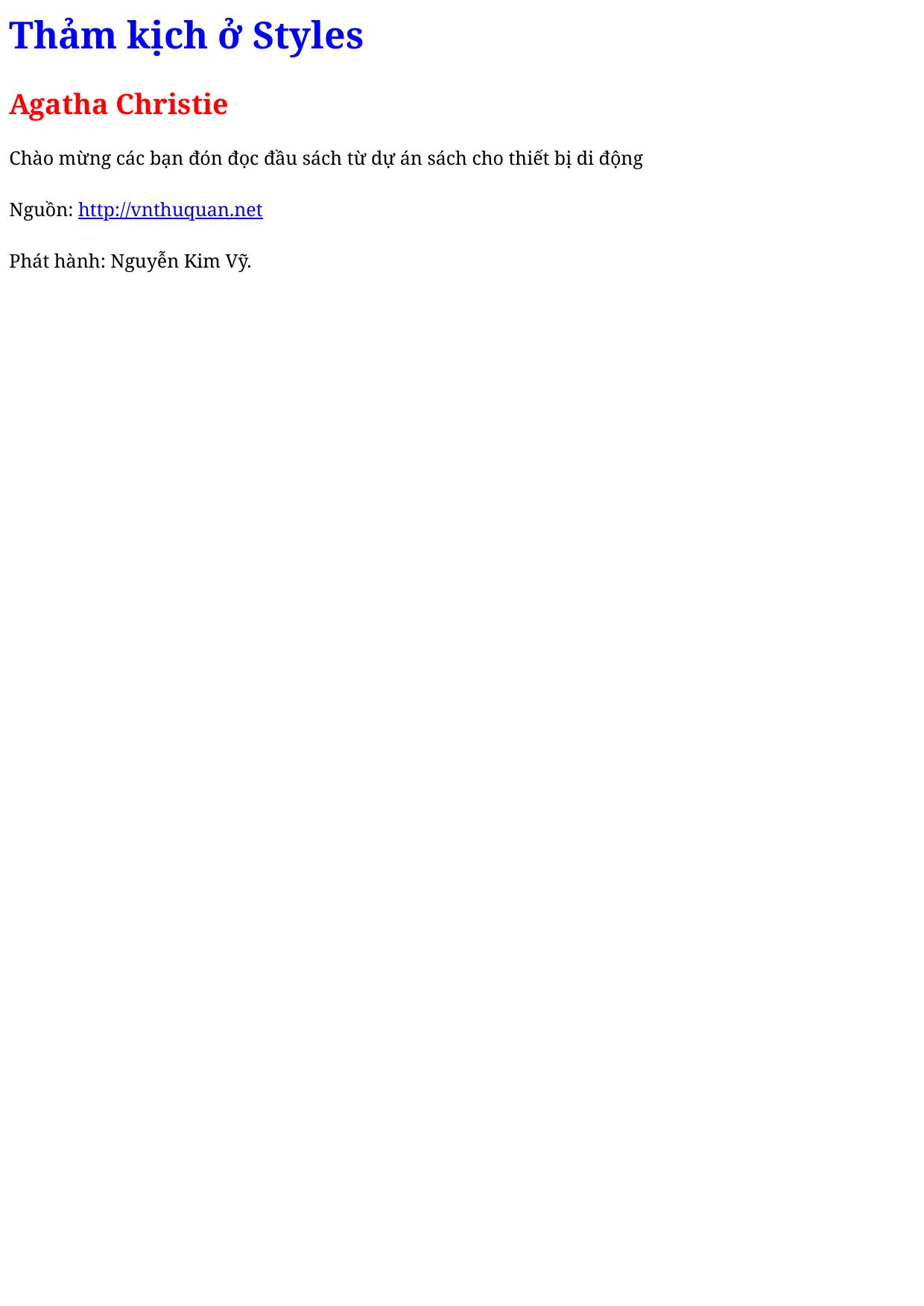 Thảm kịch ở Styles