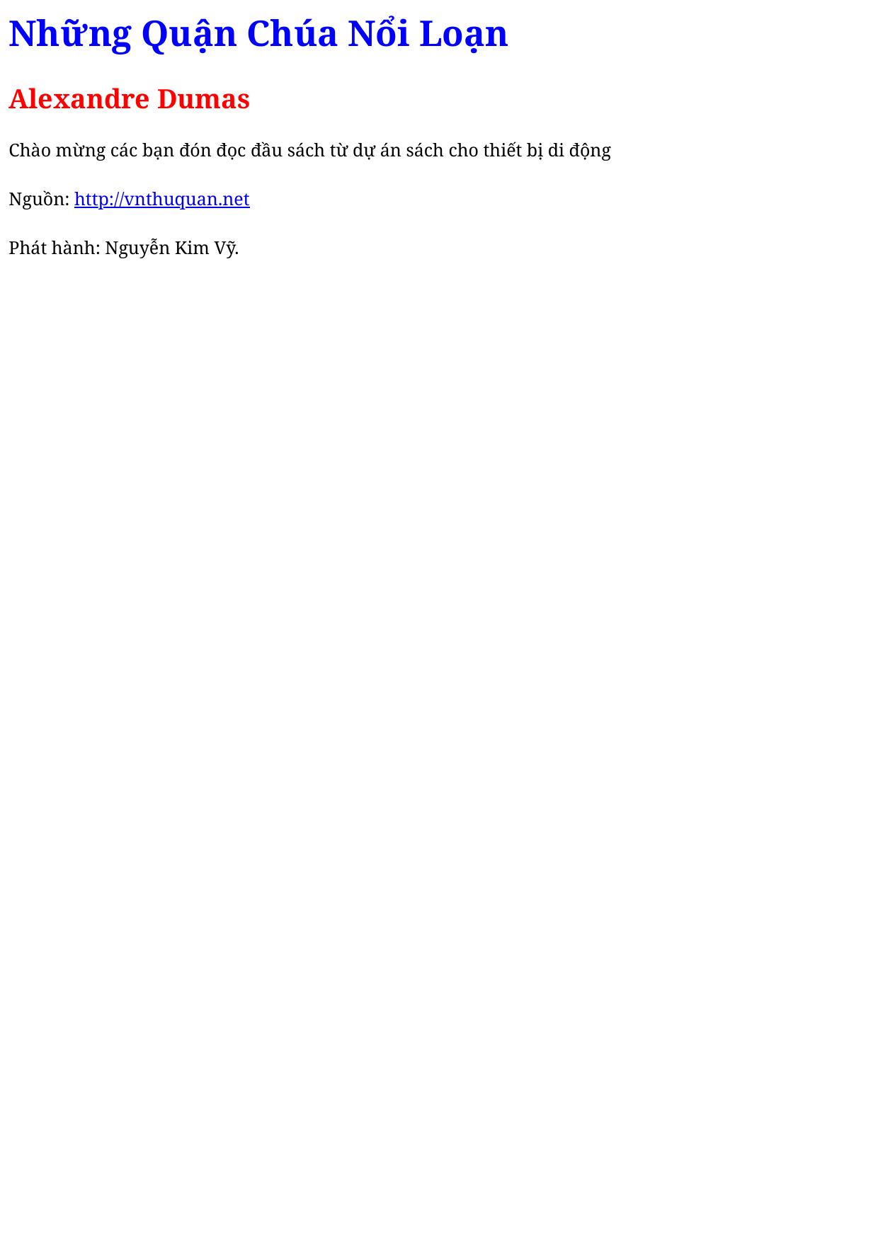 Những Quận Chúa Nổi Loạn