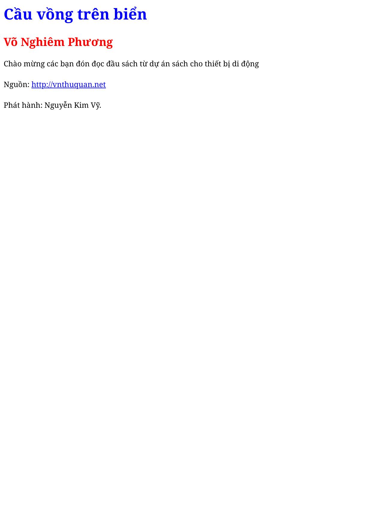 Cầu vồng trên biển