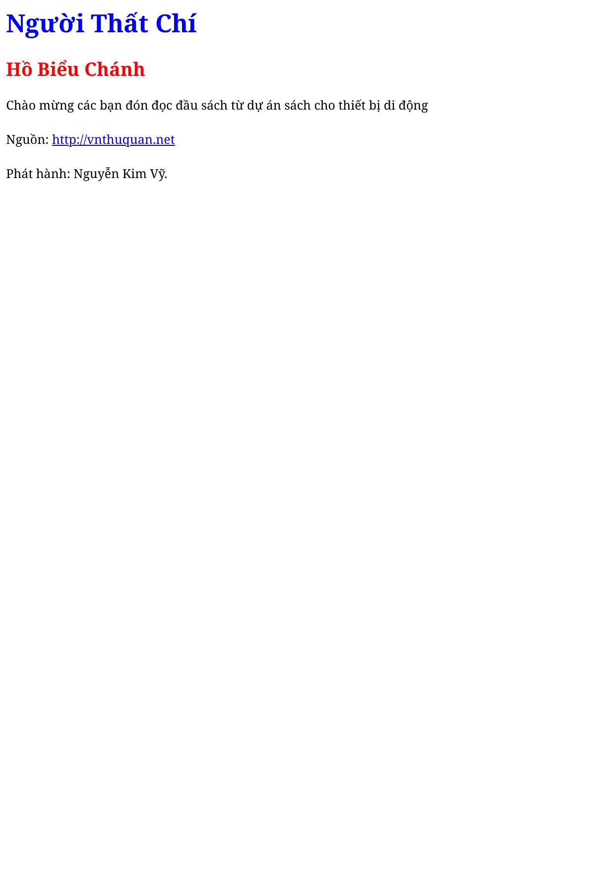 Người Thất Chí