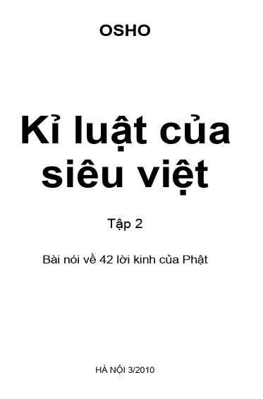 Kỷ luật của siêu việt T02