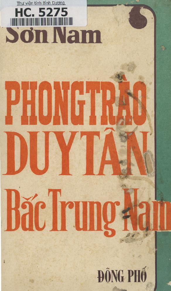 Phong trào duy tân Bắc Trung Nam