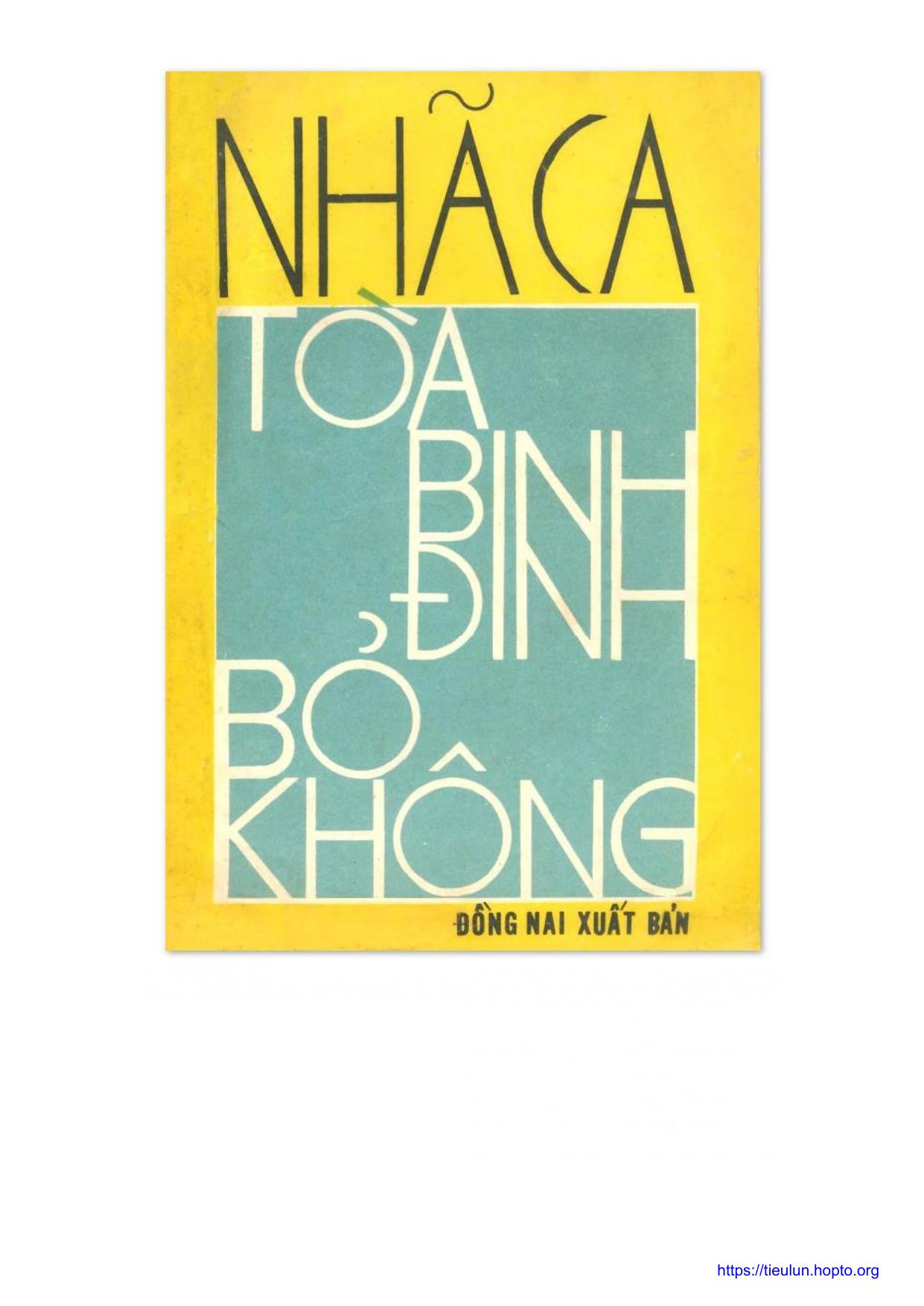 Tòa binh đinh bỏ không